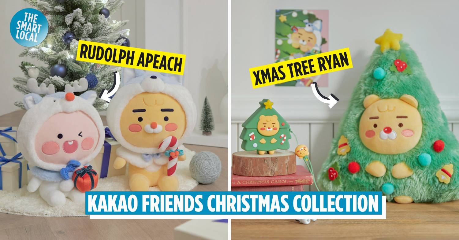 Kakao Friends Christmas Merch Sees Apeach & Ryan Turned Into Rudolph
