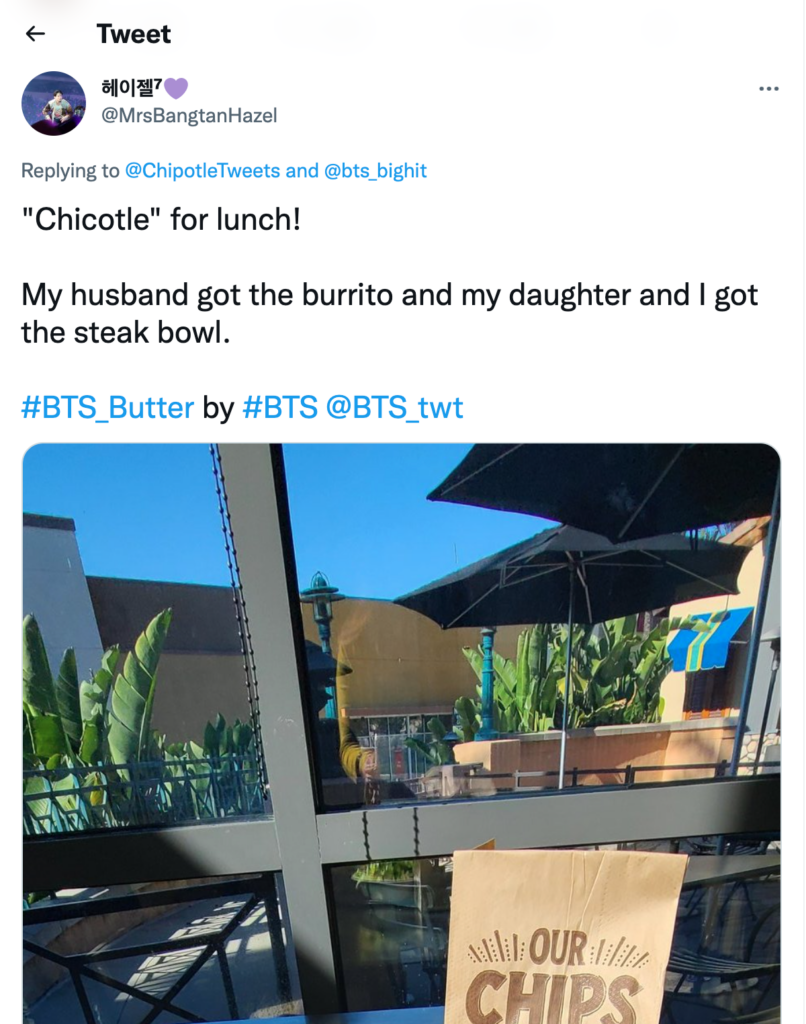 Chipotle Rebrands Itself As Chicotle Because BTS’s Jungkook Said So