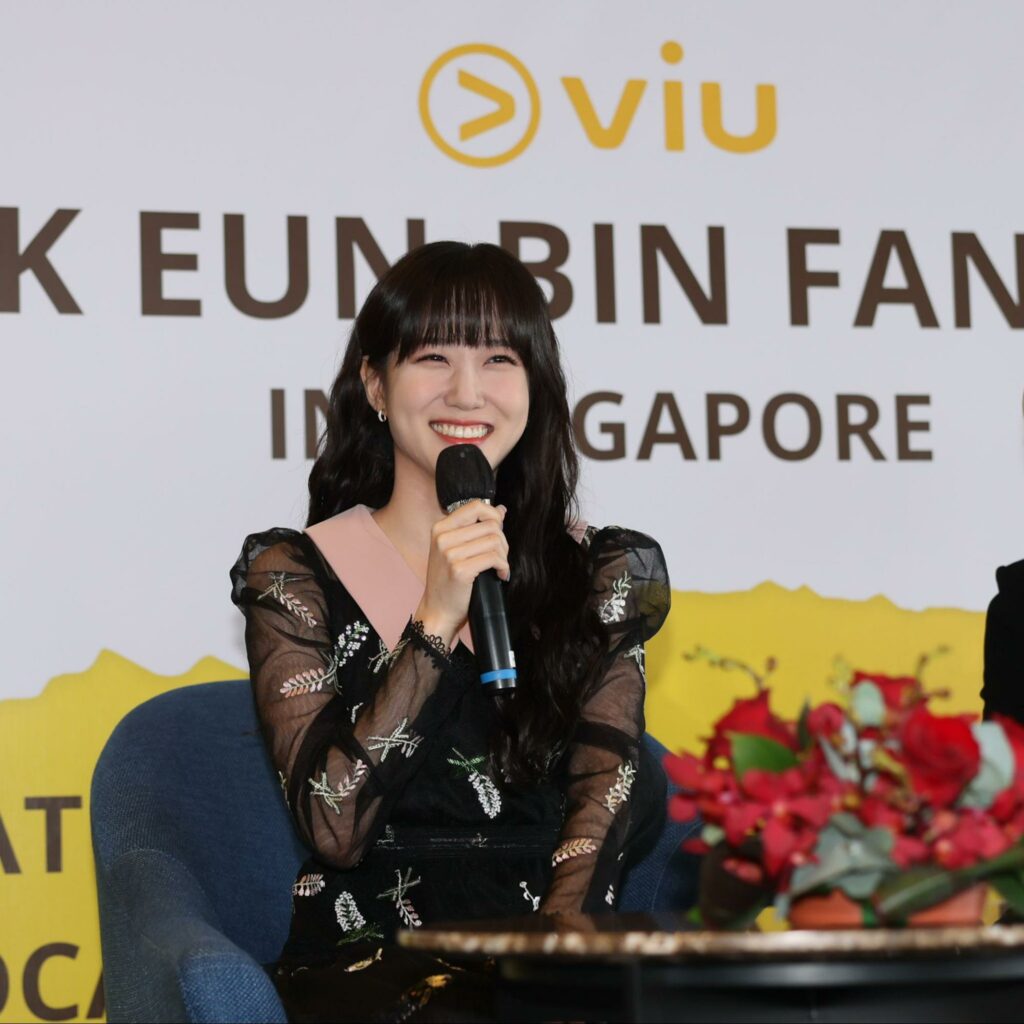 Park Eun Bin press conference - Park Eun Bin's first time in Singapore 