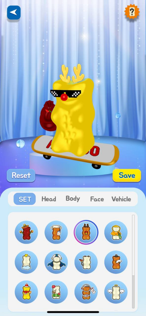 Haribo World - Goldbaren gummy bear customisation on the app