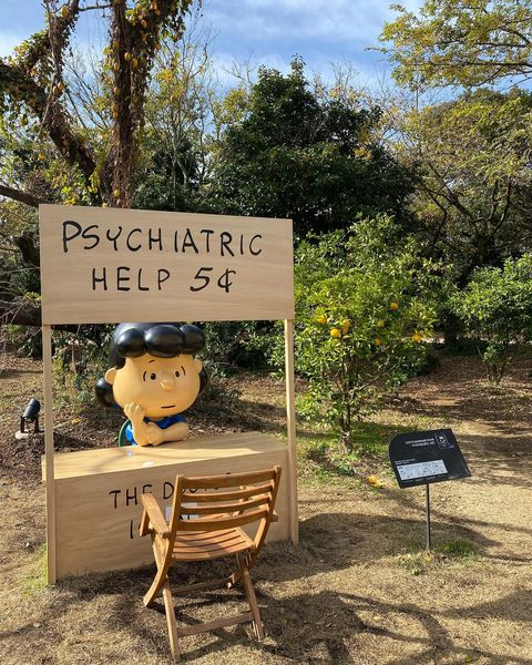 Snoopy Garden - lucy's psychiatry booth