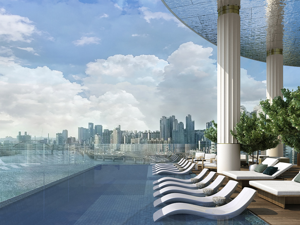 New hotels in Seoul 2022 - Infinity pool @ Hotel Naru Seoul MGallery Ambassador