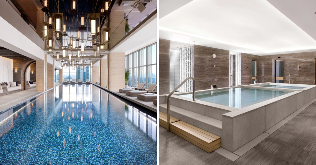 New hotels in Seoul 2022 - Indoor pool and sauna @ Josun Palace