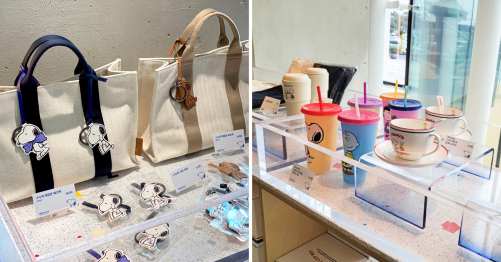 New things to do in Busan - Peanuts merchandise