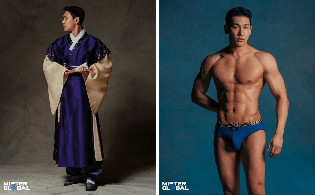Single’s Inferno Season 2 - Shin Dong Woo as Mister Global pageant 