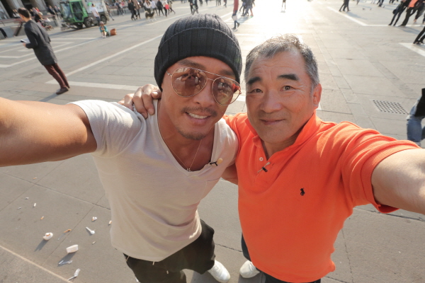 Choo Sung Hoon - Choo Sung Hoon and his father