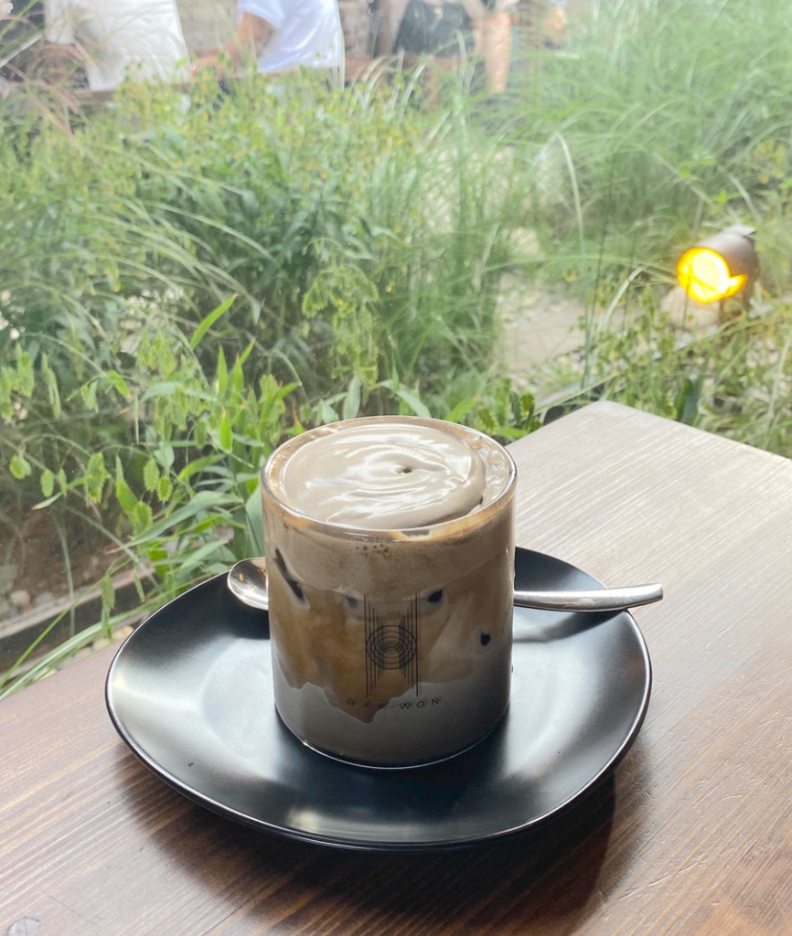 Nakwon Station - maple cream latte 