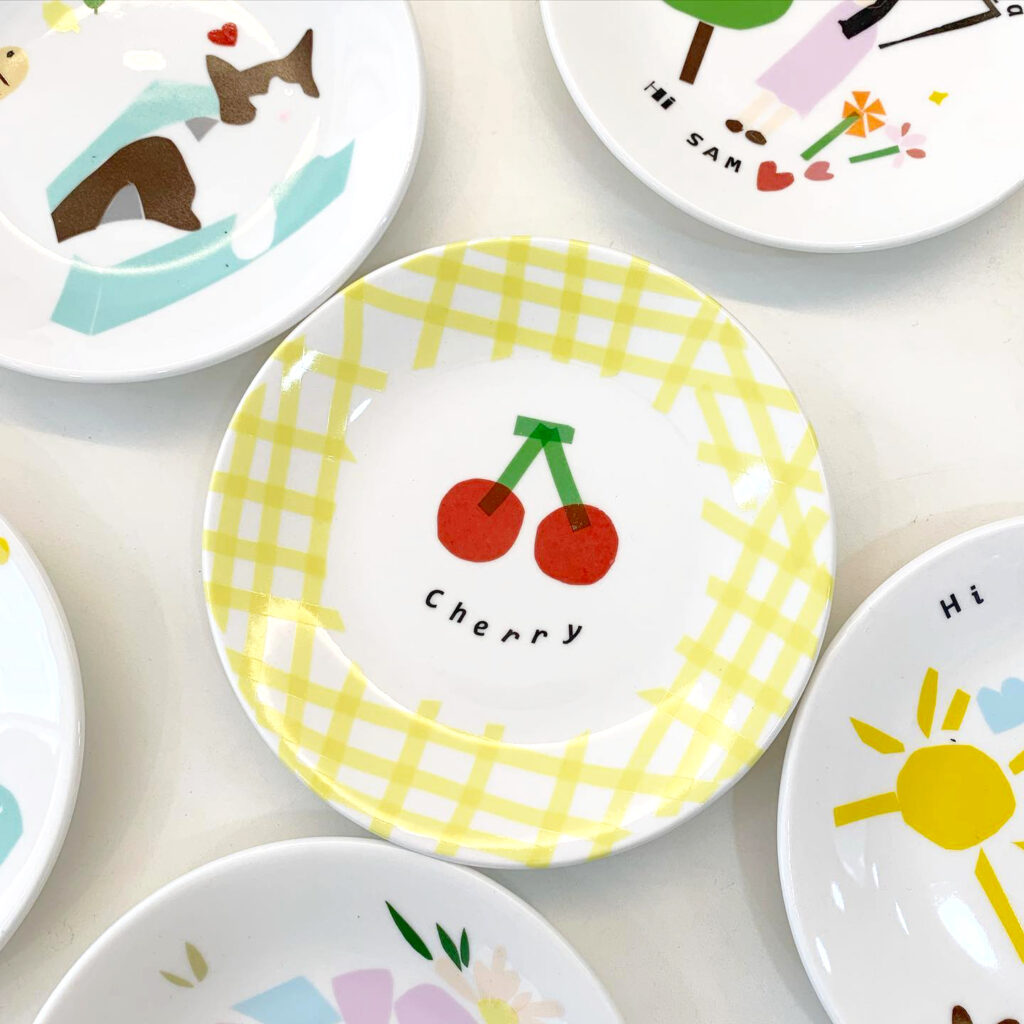 Of You - customised plates 