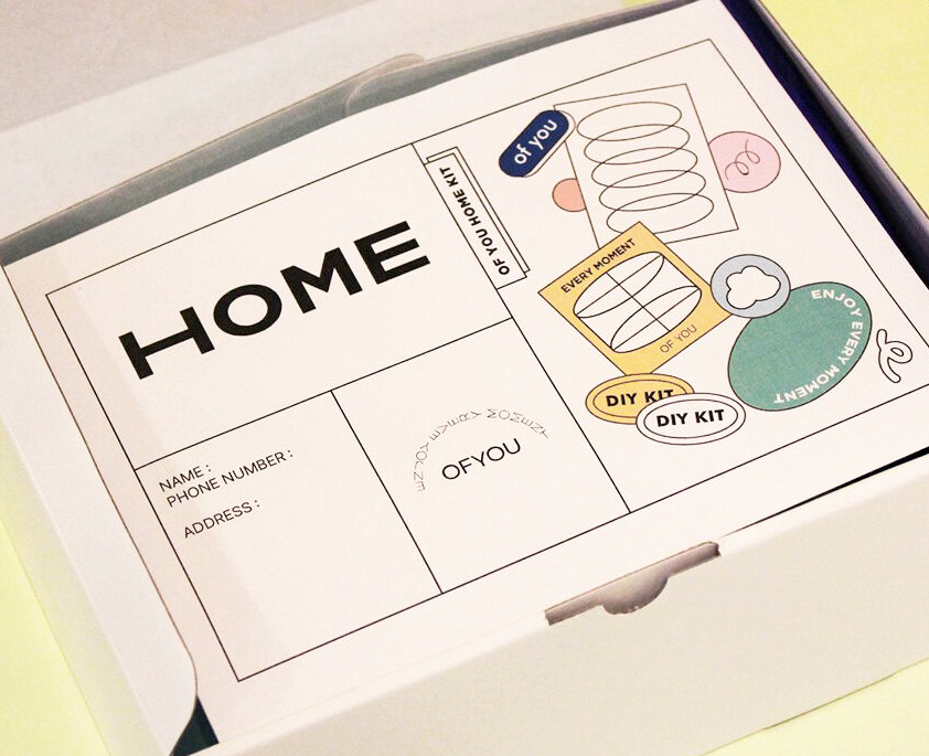 Of You - all-in-one kit to customise your homeware 