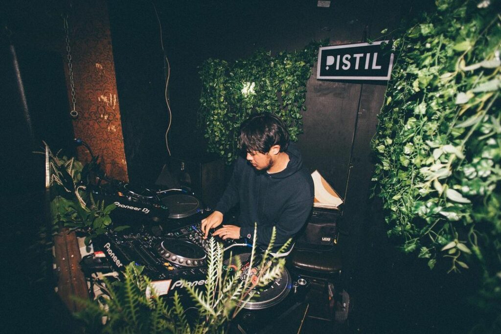 Pistil DJ spinning