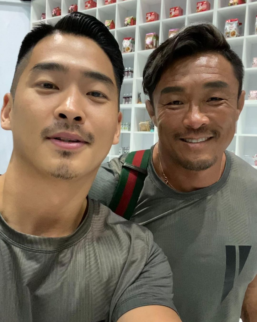 Woo Jin Young with Choo Sung Hoon