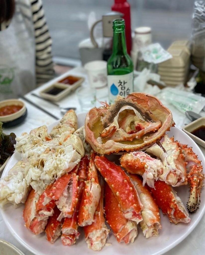 Fish markets Korea - king crabs in Noryangjin Fisheries Wholesale Market