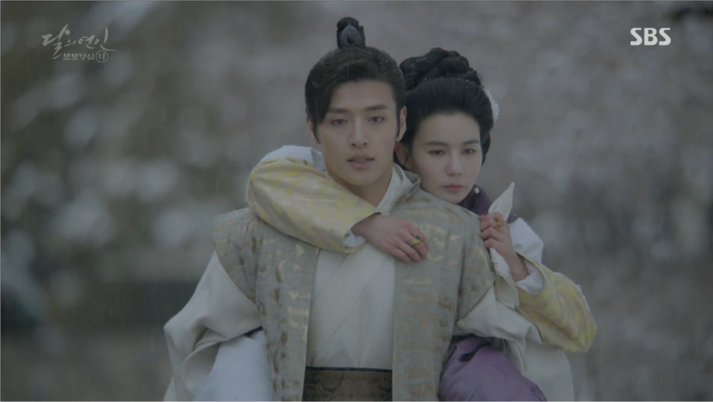 Iconic K-drama scenes - Moon Lovers: Scarlet Heart Ryeo piggy back scene 