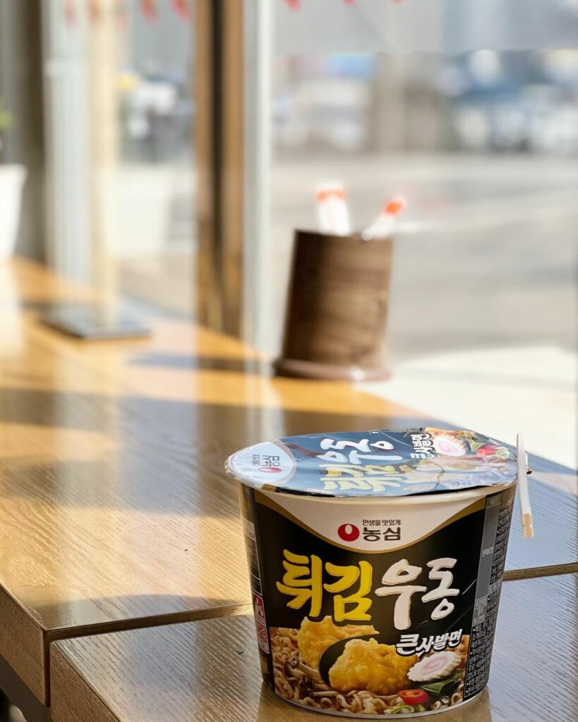 Korean instant noodles - Twigim Udong