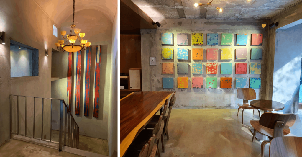 Hyuga Cafe - the interior of the cafe