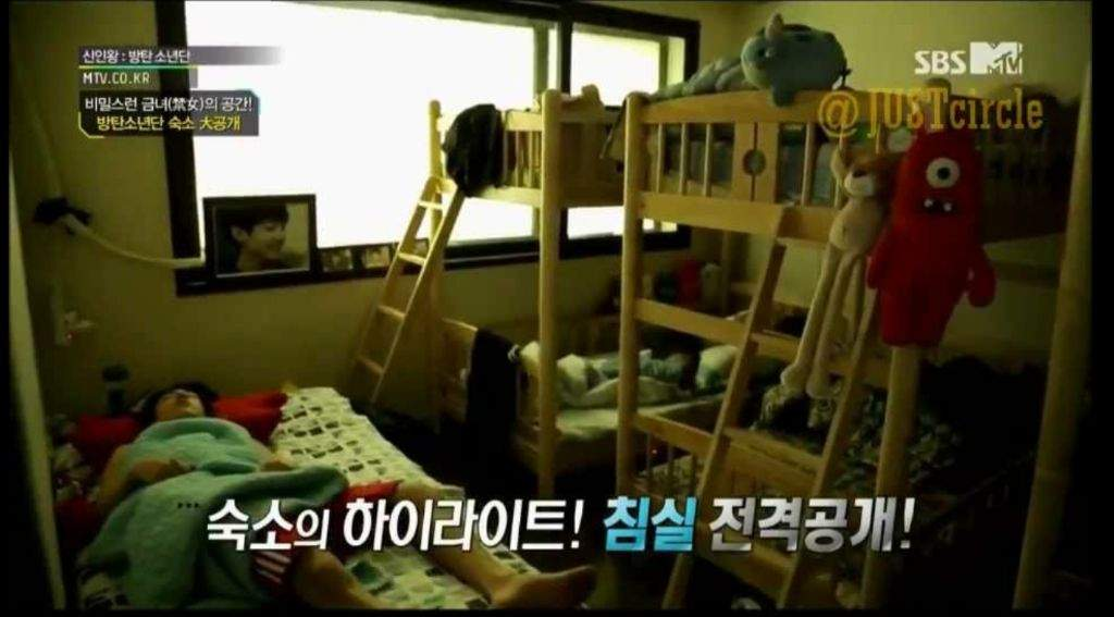 Korean celebrity success stories - BTS dorm in the past 