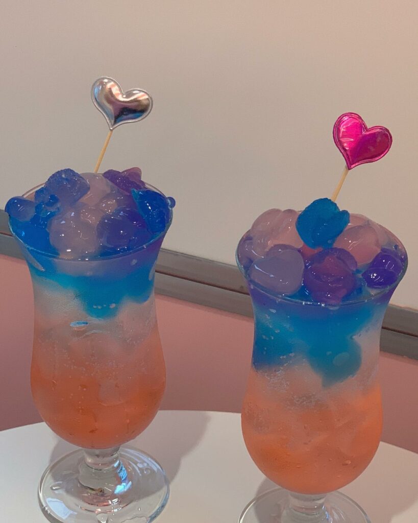 New cafes in Daegu - jelly soda