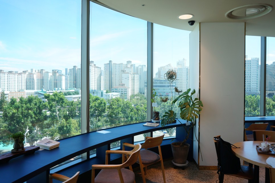 New cafes in Daegu - cafe with a city view