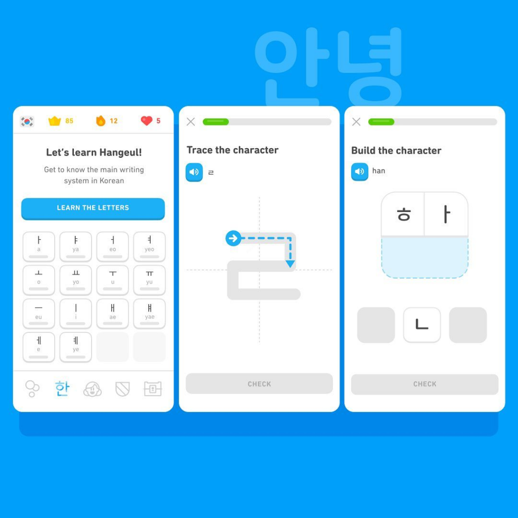 How to learn Korean by yourself - Duolingo