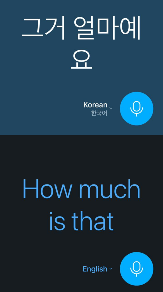 solo travelling in Korea - easy translation using papago 