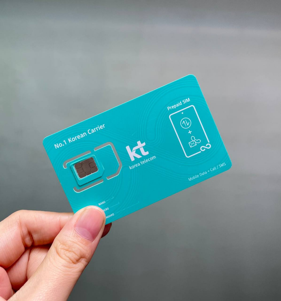 solo travelling in Korea - SIM card in korea 